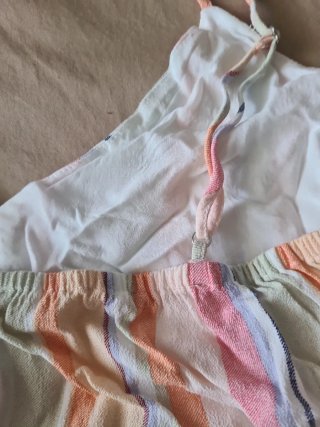 Camiseta tirantes rayas Stradivarius multicolor