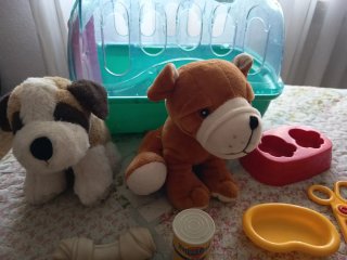 Juguete veterinario con transportín