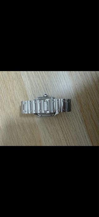 Reloj Cartier Santos Plata Blanco