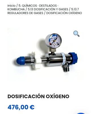 Regulador Oxígeno Medicinal GASINOX