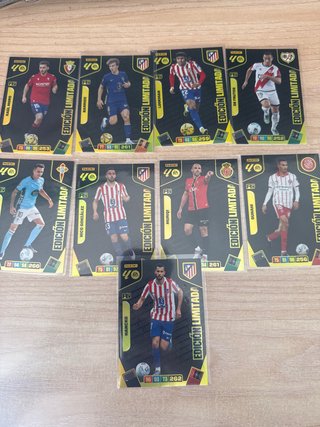 Lote 9 Cromos Panini Adrenalyn Edición Limitada