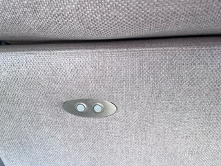 Sofá de 2 plazas beige/gris
