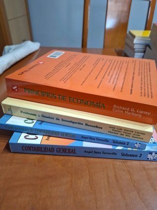 Lote 4 Libri Economia e Contabilità