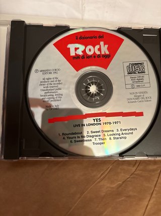 YES - CD Live in London 1970-71