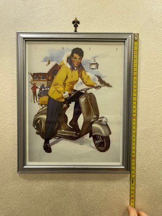 Quadro Vintage Vespa Piaggio 1953