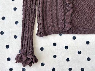 Jersey Zara Marrón Mujer Talla S