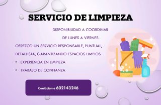 Servicio de limpieza