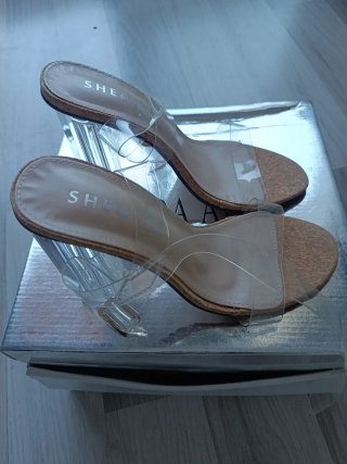 Zapatos de tacón transparentes SHEIN