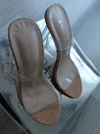 Zapatos de tacón transparentes SHEIN