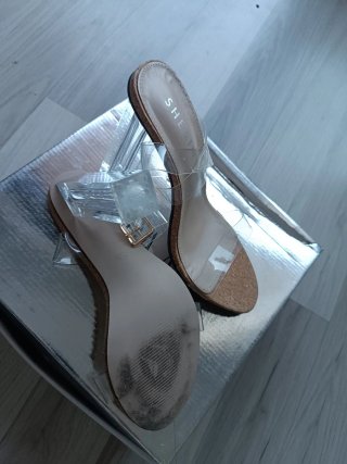 Zapatos de tacón transparentes SHEIN