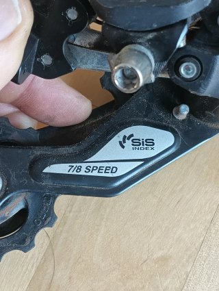 Cambio trasero Shimano 7/8 Velocidades
