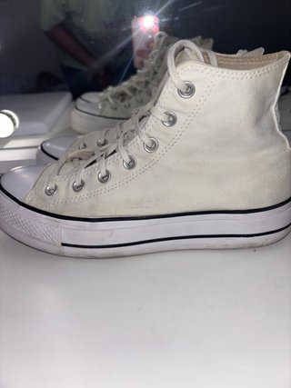 Converse Blancas Plataforma