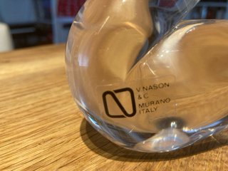 Figura Pato Cristal Murano V Nason & C