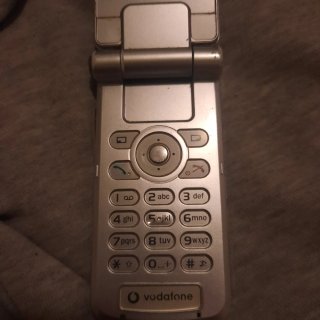 Panasonic Cellulare Vintage Vodafone Argento
