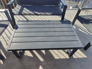 Conjunto Muebles Jardín Negro