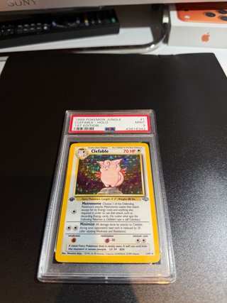 Carta Pokémon Clefable Holo 1st Edition Jungle