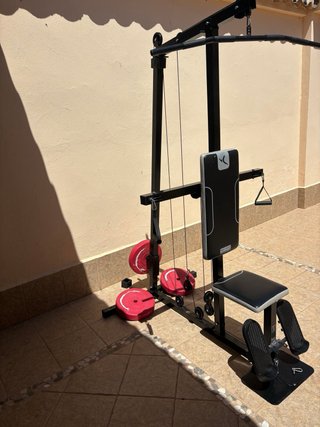 Máquina multifunción gimnasio 30 kg en discos gym