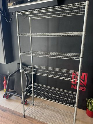 Estantería Metálica Gris 5 Niveles