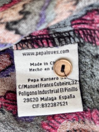 Blusa estampada multicolor Pepa Loves Talla XS