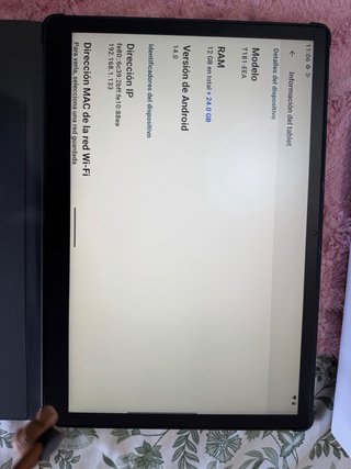 Tablet 14 Android Negra