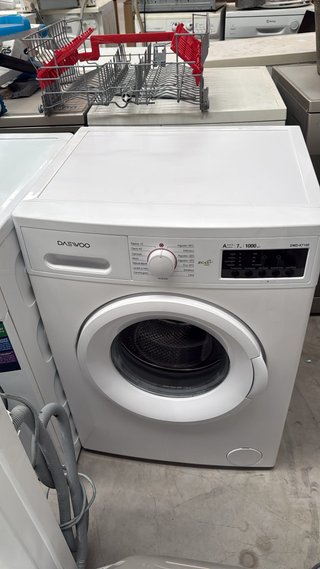 Lavadora Daewoo A+++ 7 kg segunda mano blanco