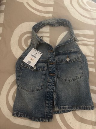 Top vaquero Bershka