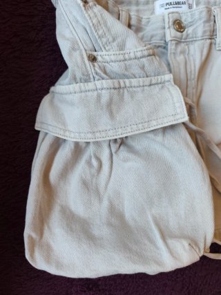 Falda cargo Pull&Bear beige Talla S