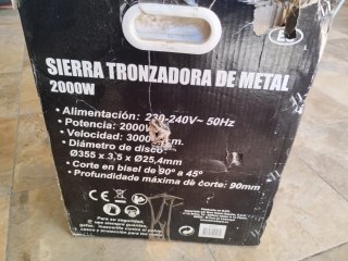 Tronzadora de metal 2000W IF83553