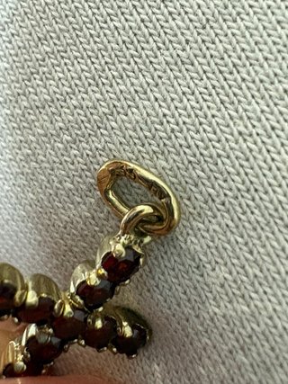 Cruz Oro y Granates vintage