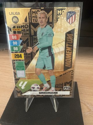 Tarjeta Griezmann Momentum LaLiga Panini