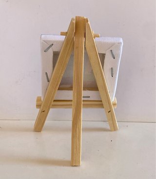 Mini quadro faro acrilico su tela