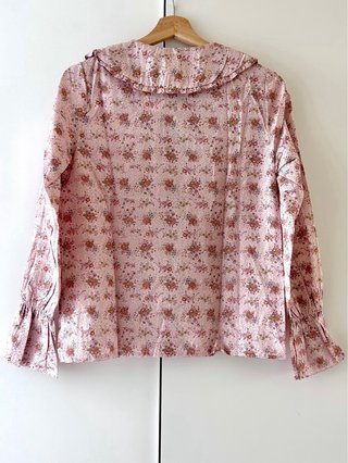 Blusa Lola Palacios floral rosa talla S