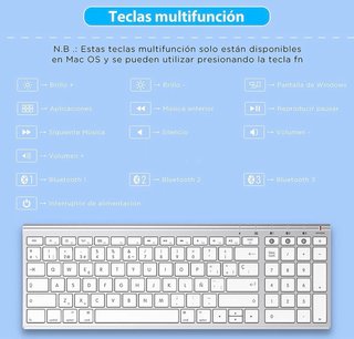 Teclado Inalámbrico Apple Bluetooth