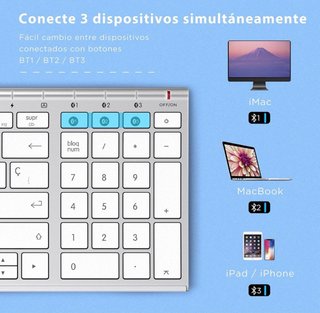 Teclado Inalámbrico Apple Bluetooth