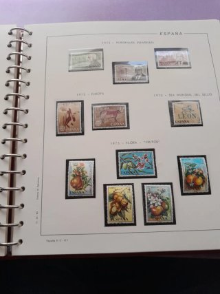 Álbum de sellos 1971-1979
