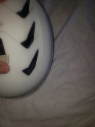 Casco de esquí blanco