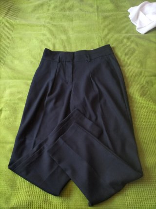 Pantalones de vestir beige mujer