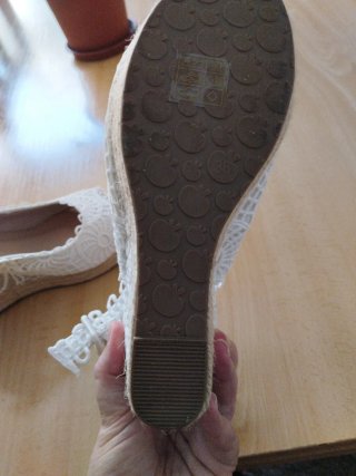 Zapatos de Novia Encaje Blanco