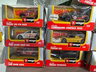 Lote 12 Coches Bburago 1:43