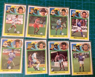 Lote de 172 cromos de cartón liga este 93 94