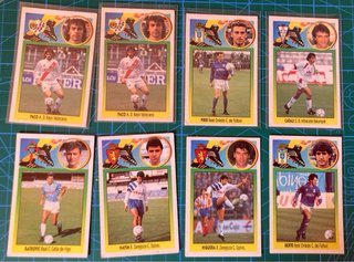 Lote de 172 cromos de cartón liga este 93 94