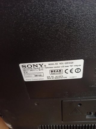 Televisor Sony Bravia Negro/Plateado