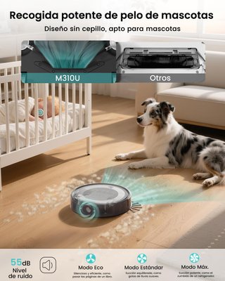 LEFANT robot aspirador fregasuelos potente