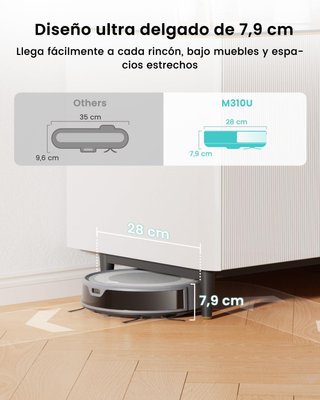 LEFANT robot aspirador fregasuelos potente