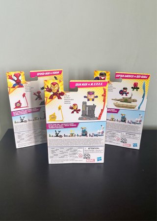 Lotto Marvel Stunt Squad Nuovo 3 Set