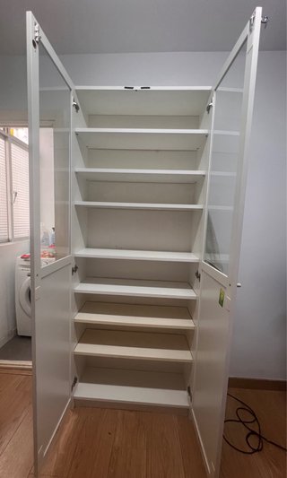 Armario Vitrina IKEA Blanco Cristal