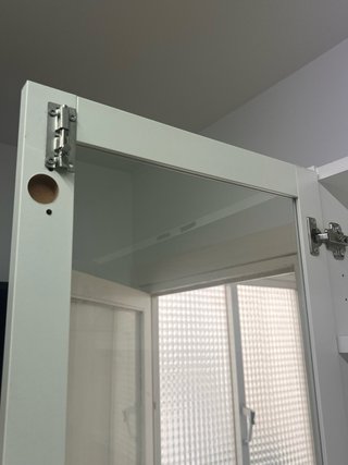 Armario Vitrina IKEA Blanco Cristal