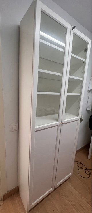 Armario Vitrina IKEA Blanco Cristal