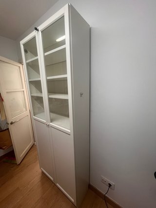 Armario Vitrina IKEA Blanco Cristal