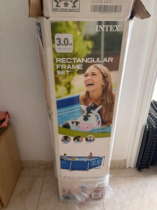 Solo Tela piscina Rectangular INTEX 3.00m.